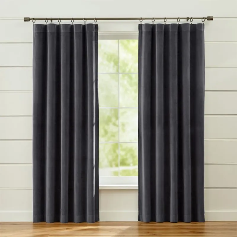 100% pure silk dupioni fabric black x grey 54&quot;wide width slub MM20[4]