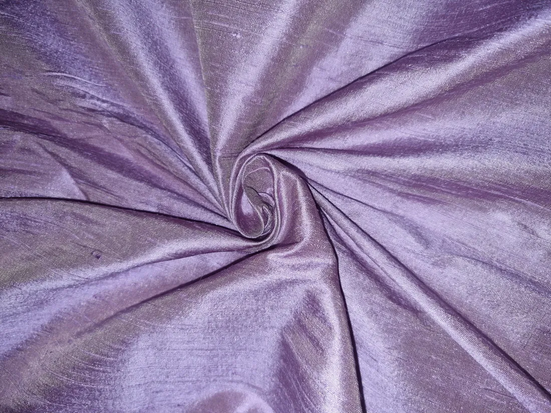 100% pure silk dupioni fabric dusty lavender 54" with slubs MM97[3]