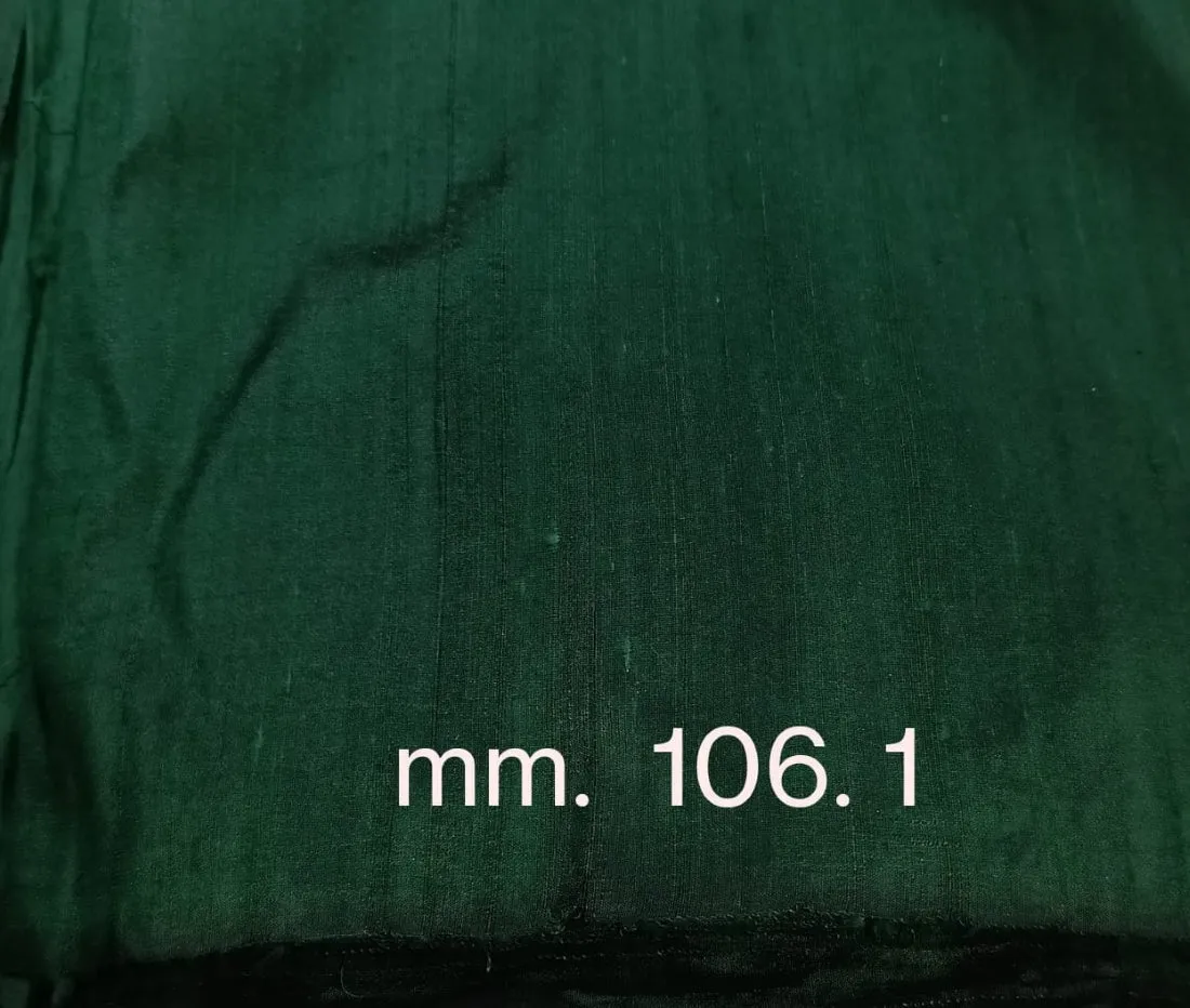 100% pure silk dupioni fabric green 54"wide  with slubs