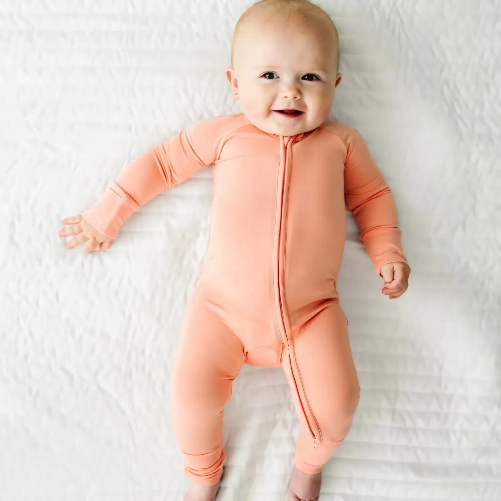 19-24 monthsBamboo Fiber I Baby Romper Pajamas Bodysuit Solid