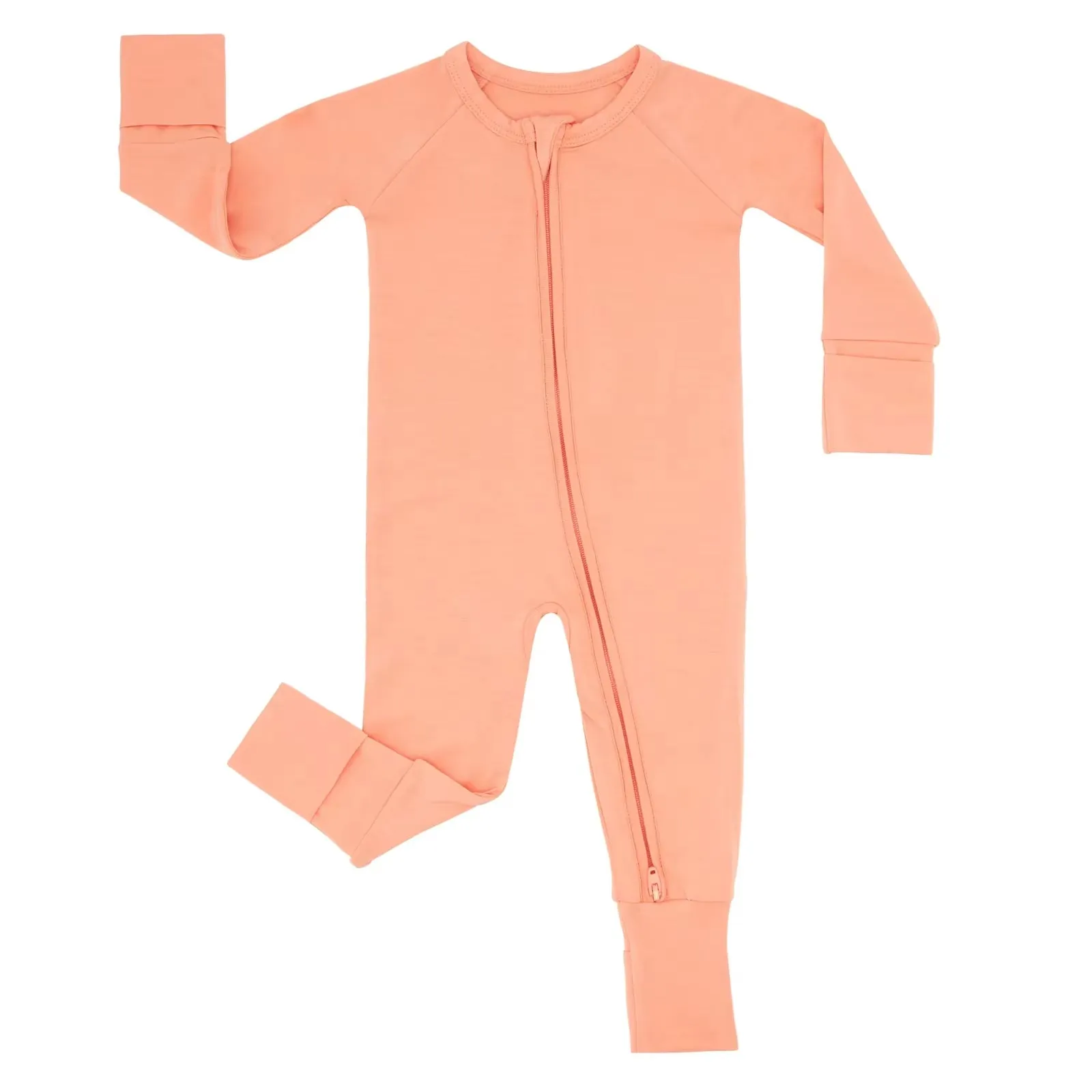 19-24 monthsBamboo Fiber I Baby Romper Pajamas Bodysuit Solid