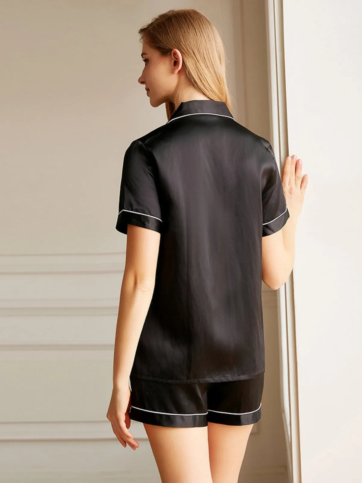 19 Momme Short Silk Pajamas Set