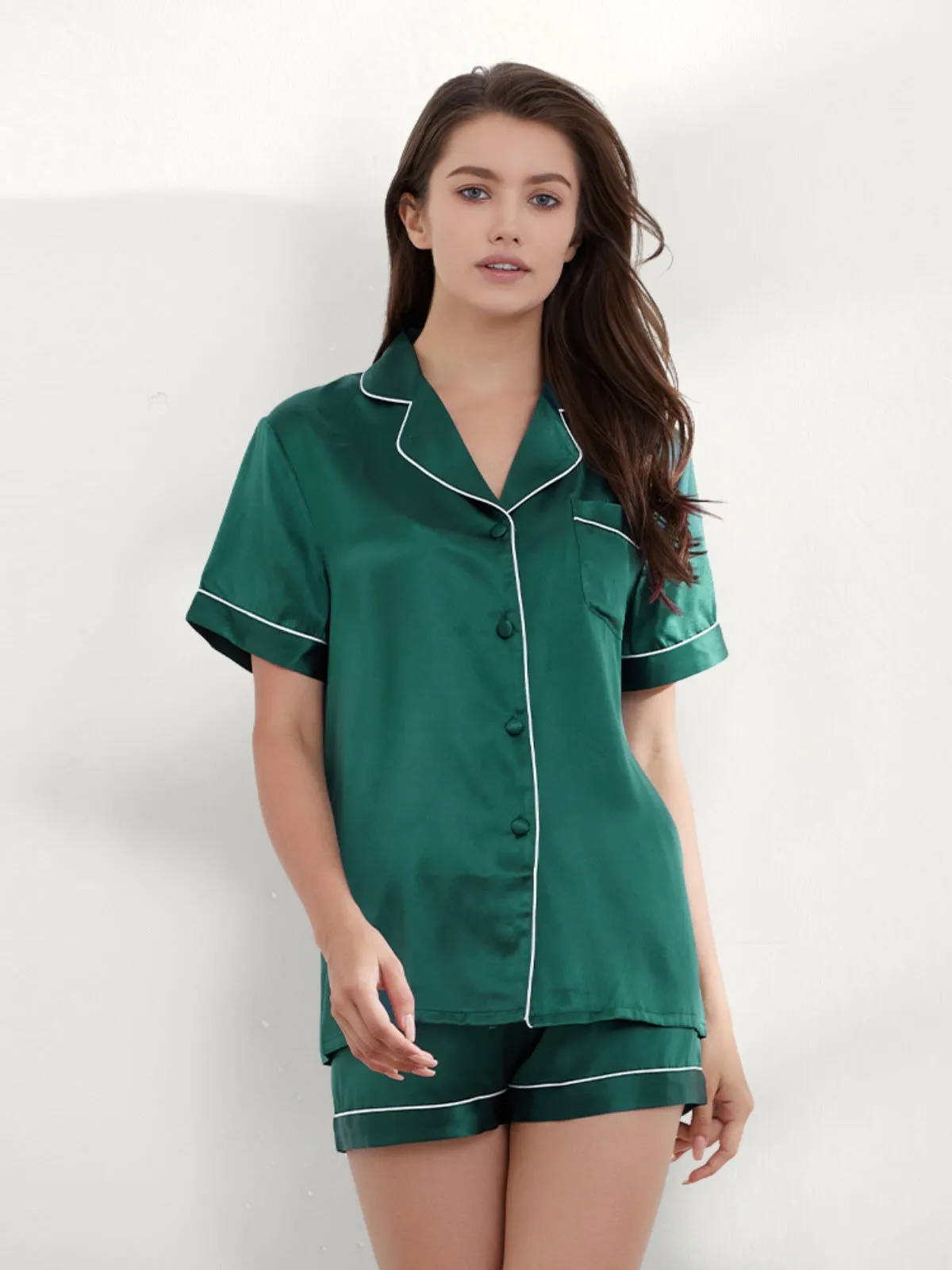 19 Momme Short Silk Pajamas Set