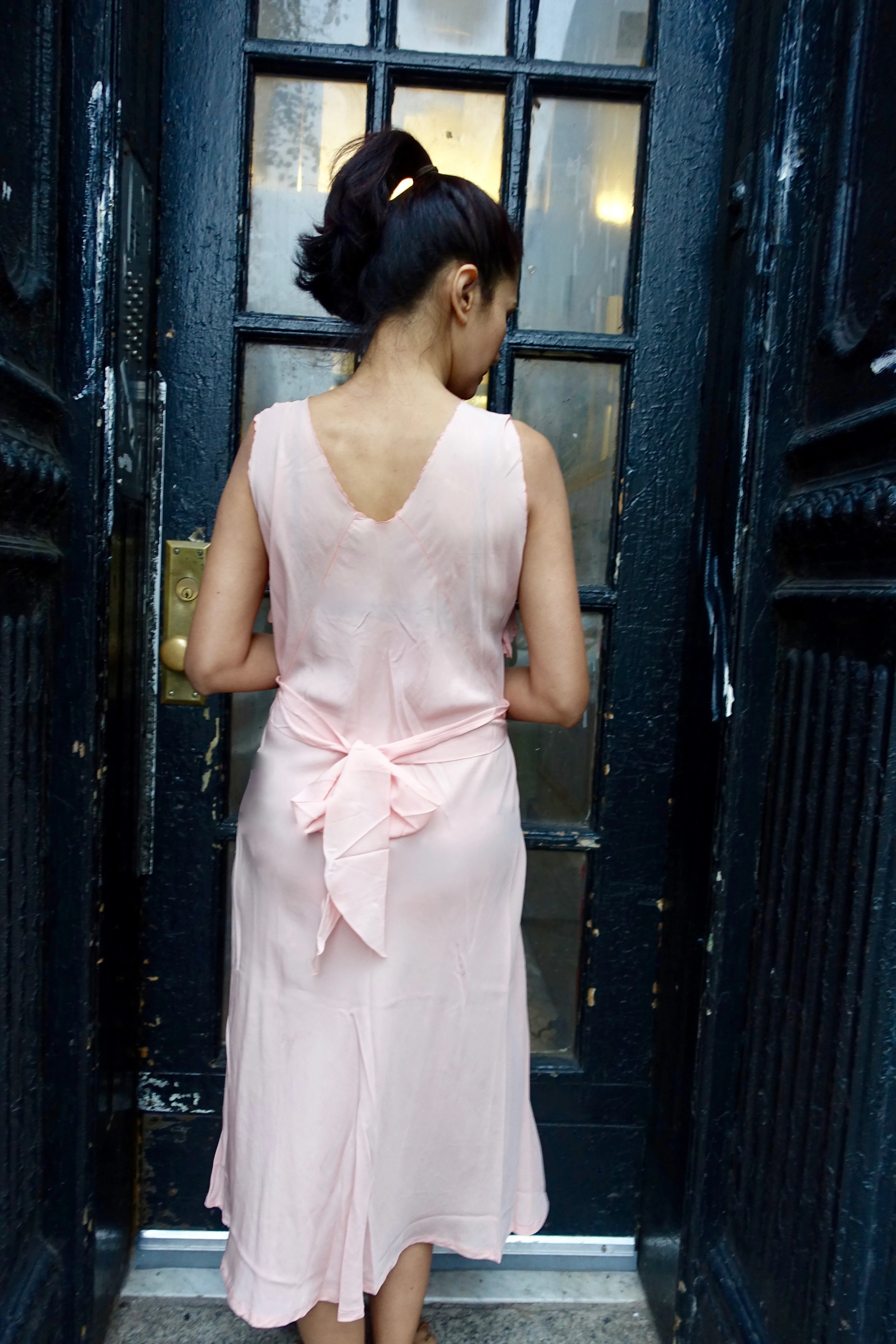 1930's Pink Silk Nightgown - SOLD