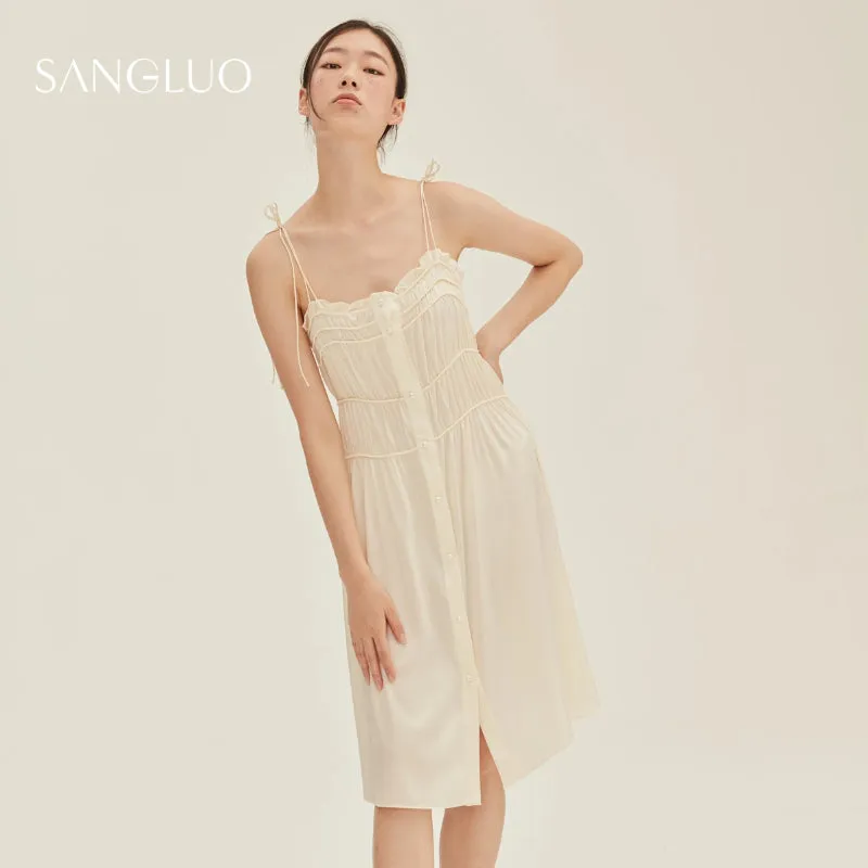 19MM Mini Silk Slip Dress