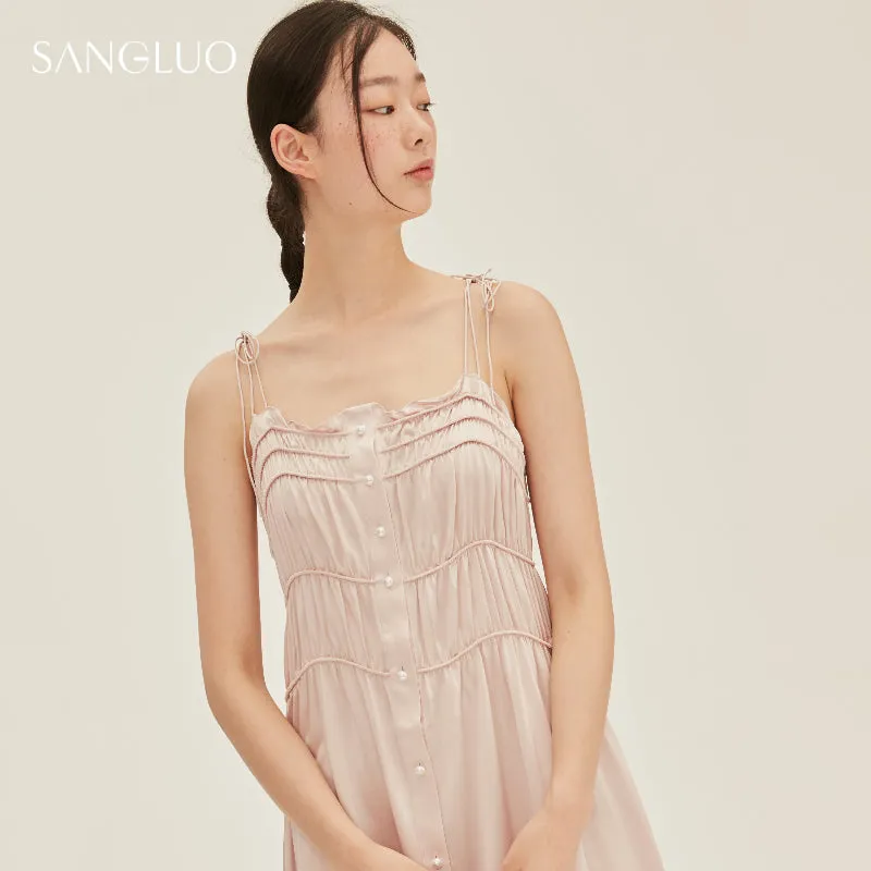 19MM Mini Silk Slip Dress