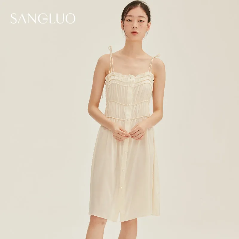 19MM Mini Silk Slip Dress