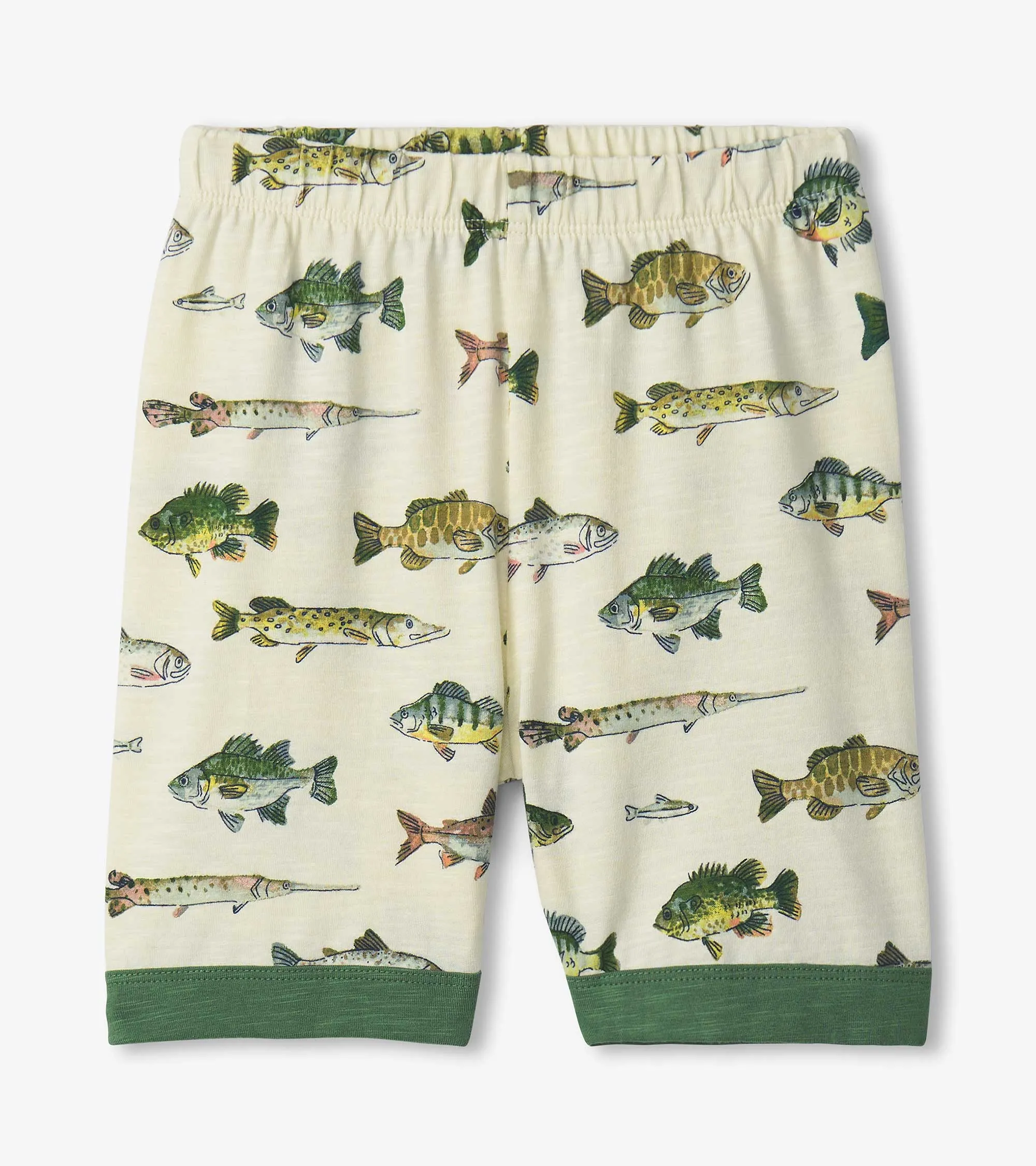 2 Piece Boys Short Fish Pajamas