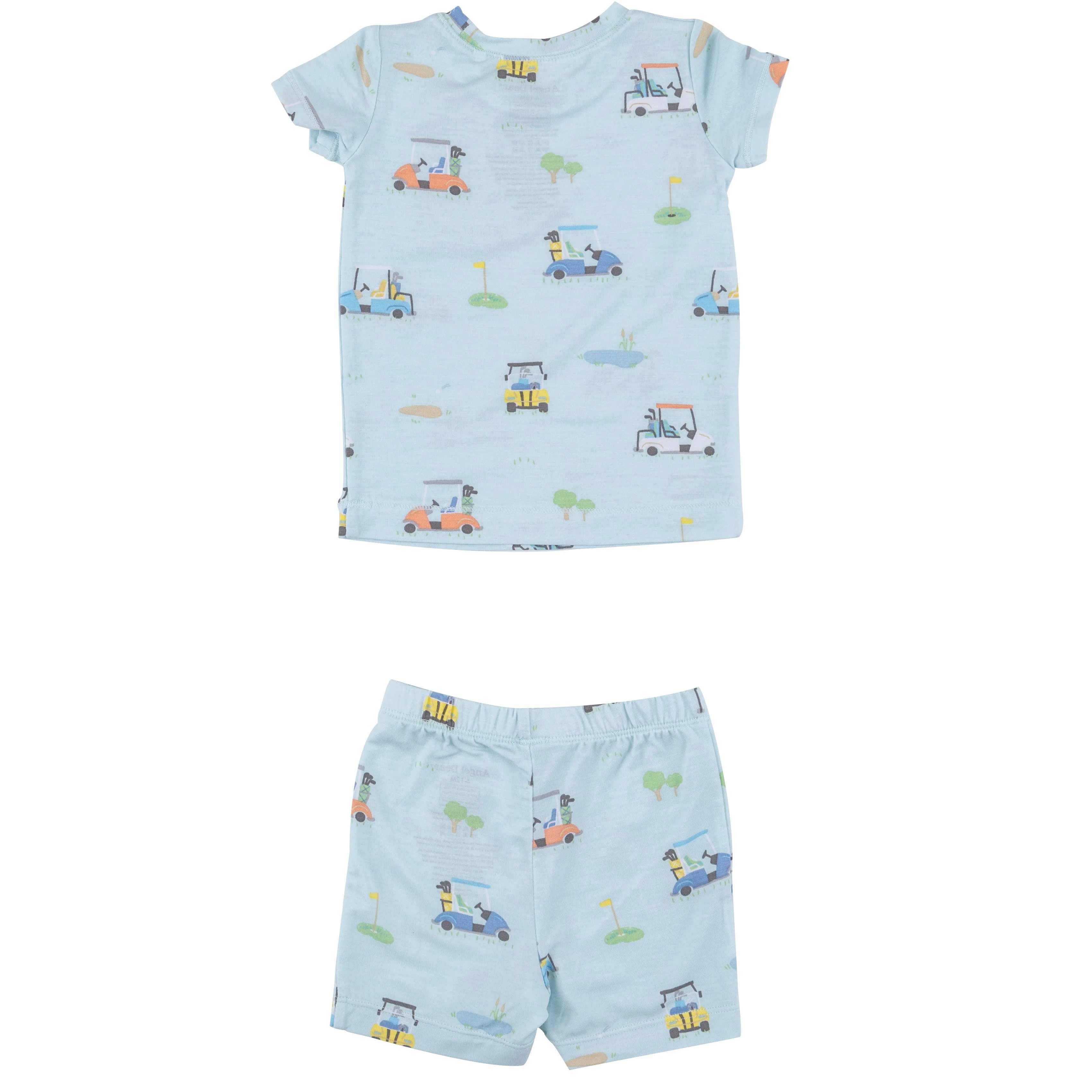 2 Piece Boys Short Golf Pajamas