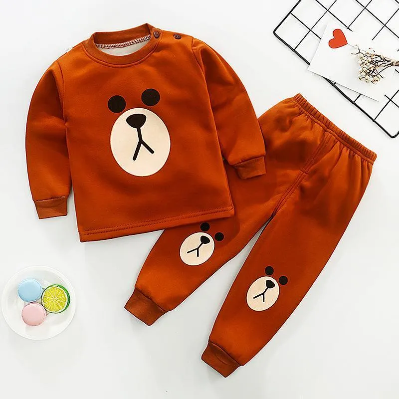 2-piece Cartoon Design Pajamas Sets for Children Boy