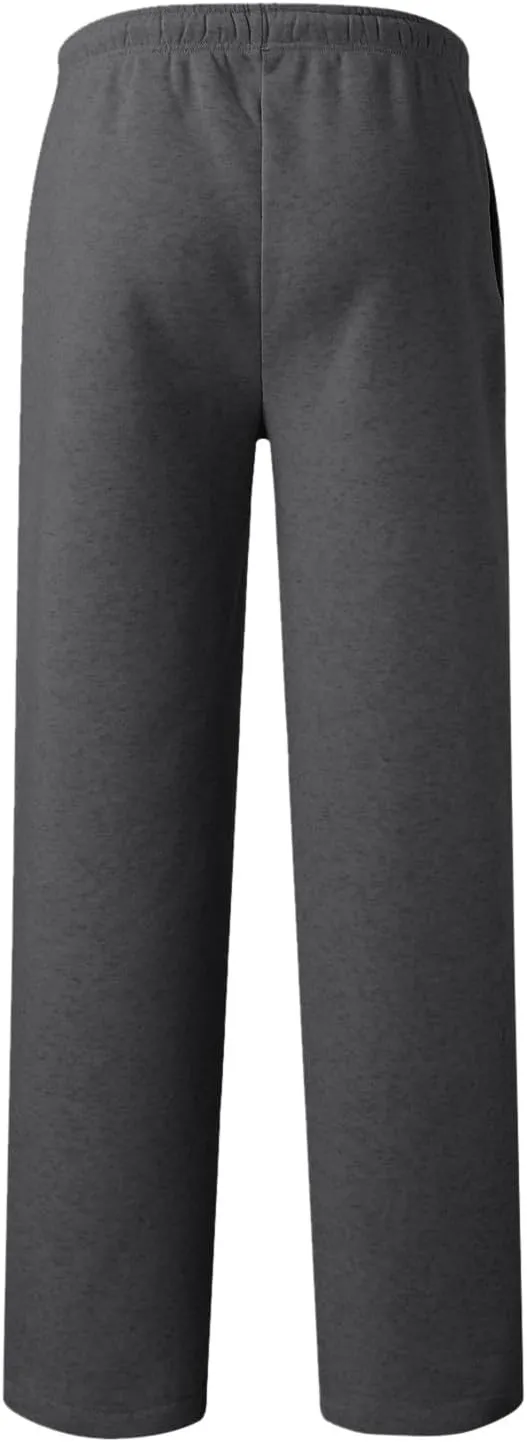 2025 Womens Wide Leg Sweatpants Cozy Fleece Boyfriend Casual Jogger Pants Baggy Elastic High Waisted Yoga Pants Trendy