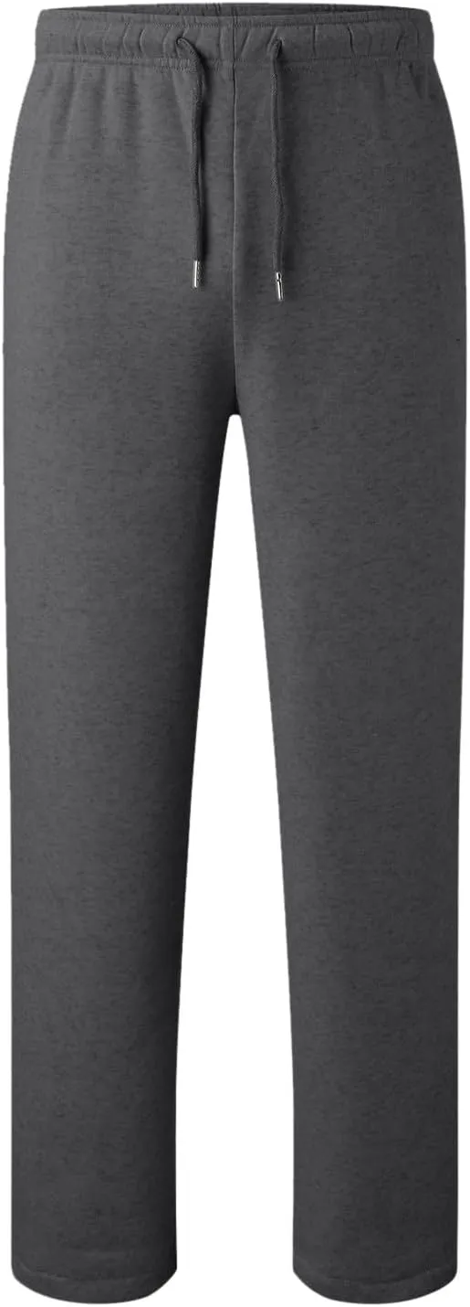 2025 Womens Wide Leg Sweatpants Cozy Fleece Boyfriend Casual Jogger Pants Baggy Elastic High Waisted Yoga Pants Trendy