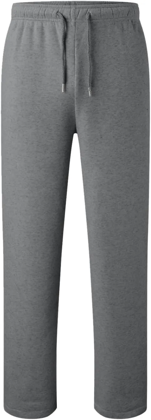 2025 Womens Wide Leg Sweatpants Cozy Fleece Boyfriend Casual Jogger Pants Baggy Elastic High Waisted Yoga Pants Trendy