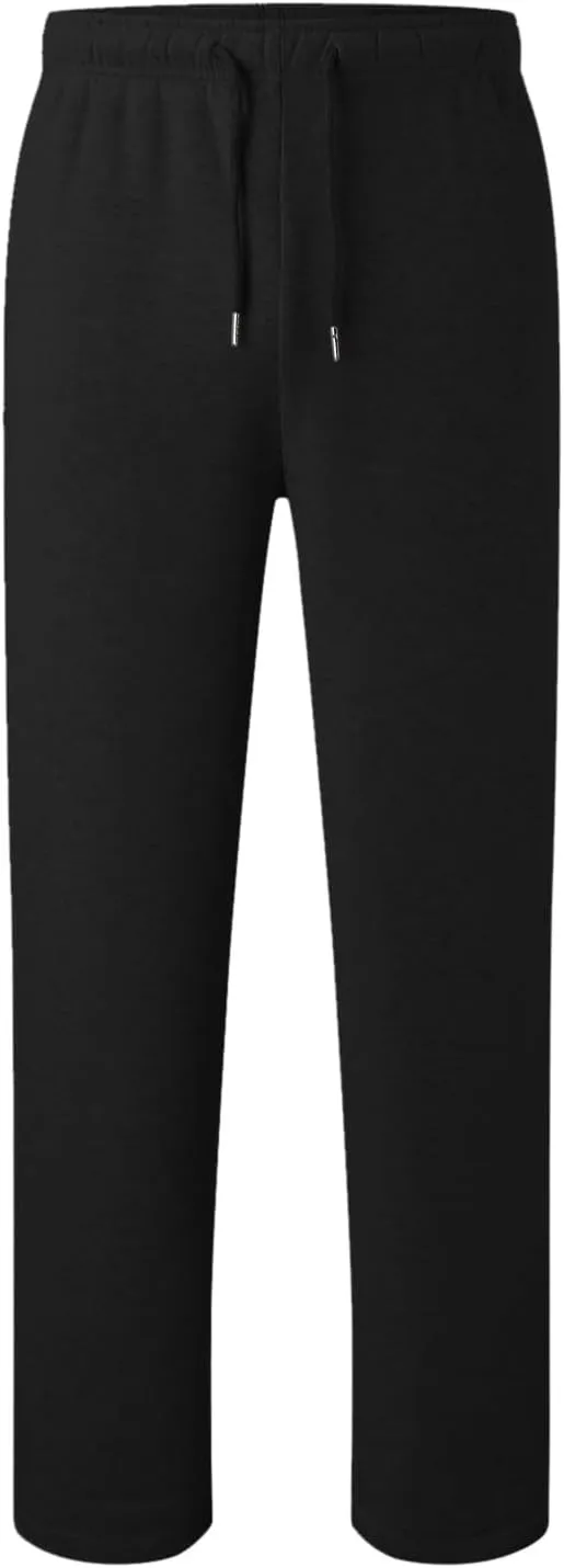 2025 Womens Wide Leg Sweatpants Cozy Fleece Boyfriend Casual Jogger Pants Baggy Elastic High Waisted Yoga Pants Trendy