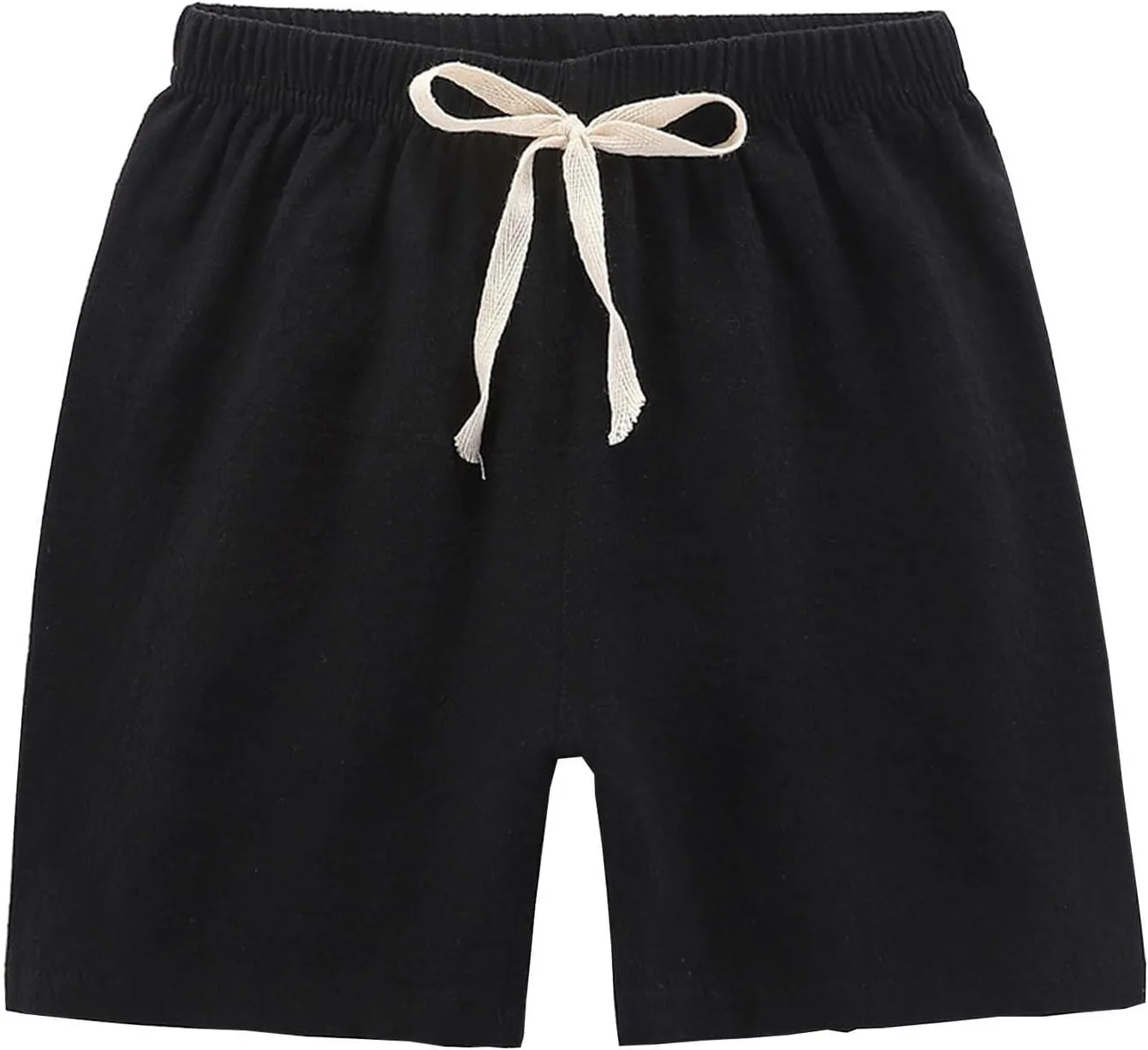 3 Pack Girls Shorts Size 10-12 Casual High Waisted Linen Short for Girls Summer Drawstring Running Athletic Shorts