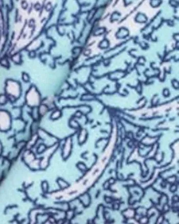 3 Piece Pajama Set | Mint Paisley