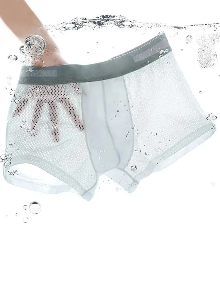 4 Pack Breathable Mesh Fabric Men’s Underwear