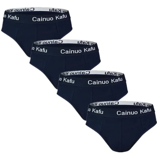 4pcs/Lot Men's Underwear Male Solid Briefs Underpants for Men Brief Bamboo Fiber Panties Mens Bikini Pant Men Sexy Slip Hombre
