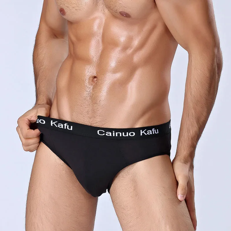 4pcs/Lot Men's Underwear Male Solid Briefs Underpants for Men Brief Bamboo Fiber Panties Mens Bikini Pant Men Sexy Slip Hombre