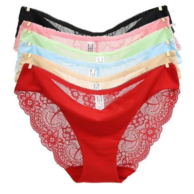5pcs/Lot Panties Women Underwear Sexy Panties Thongs And G strings Woman Underpants Thong G string Panties Knickers