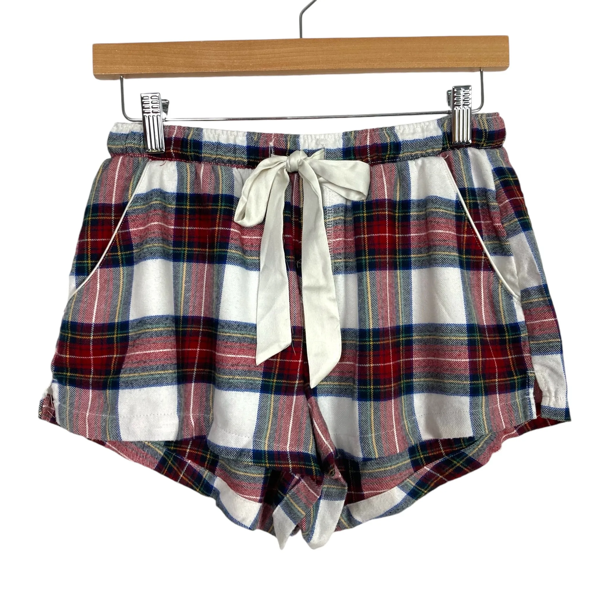 Abercrombie & Fitch Sleepwear Plaid Flannel Shorts Pajamas Set- Size S (sold as a set)