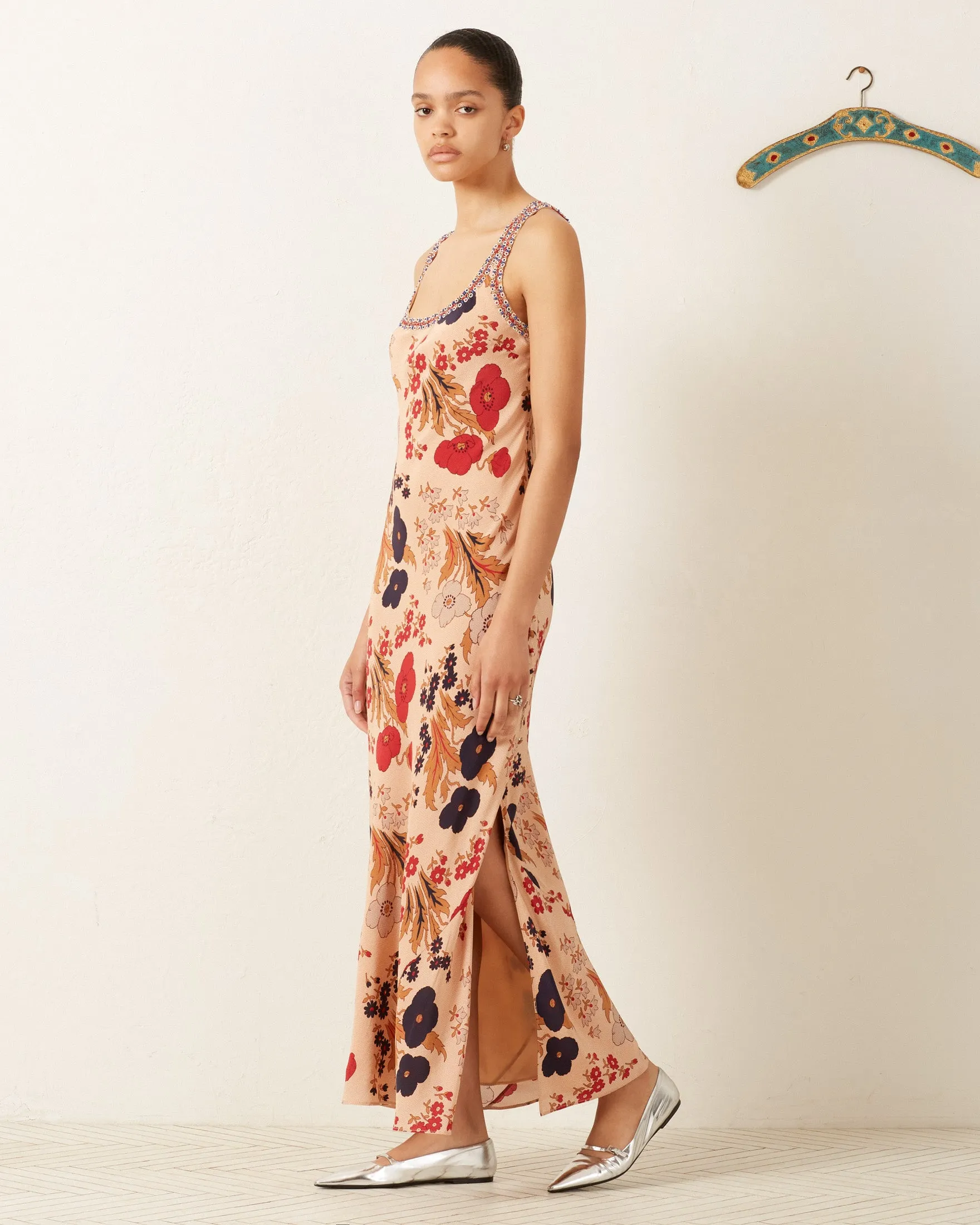 Adele Vintage Poppy Dress