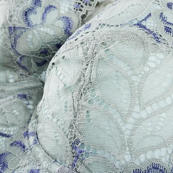 Adjustable Push Up Gather Sexy Lace Hem Bras