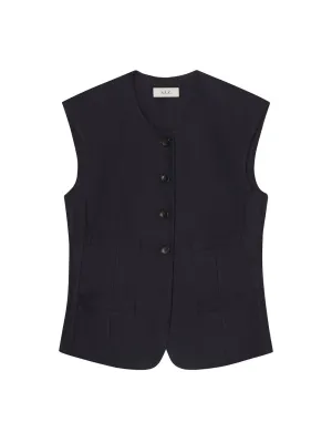 A.L.C. Georgie Vest in Evening Blue