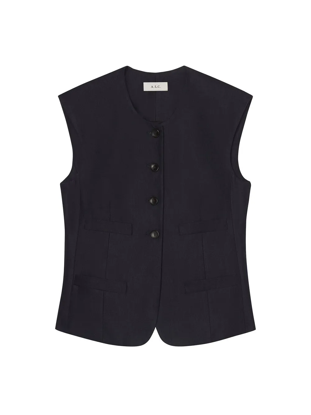 A.L.C. Georgie Vest in Evening Blue