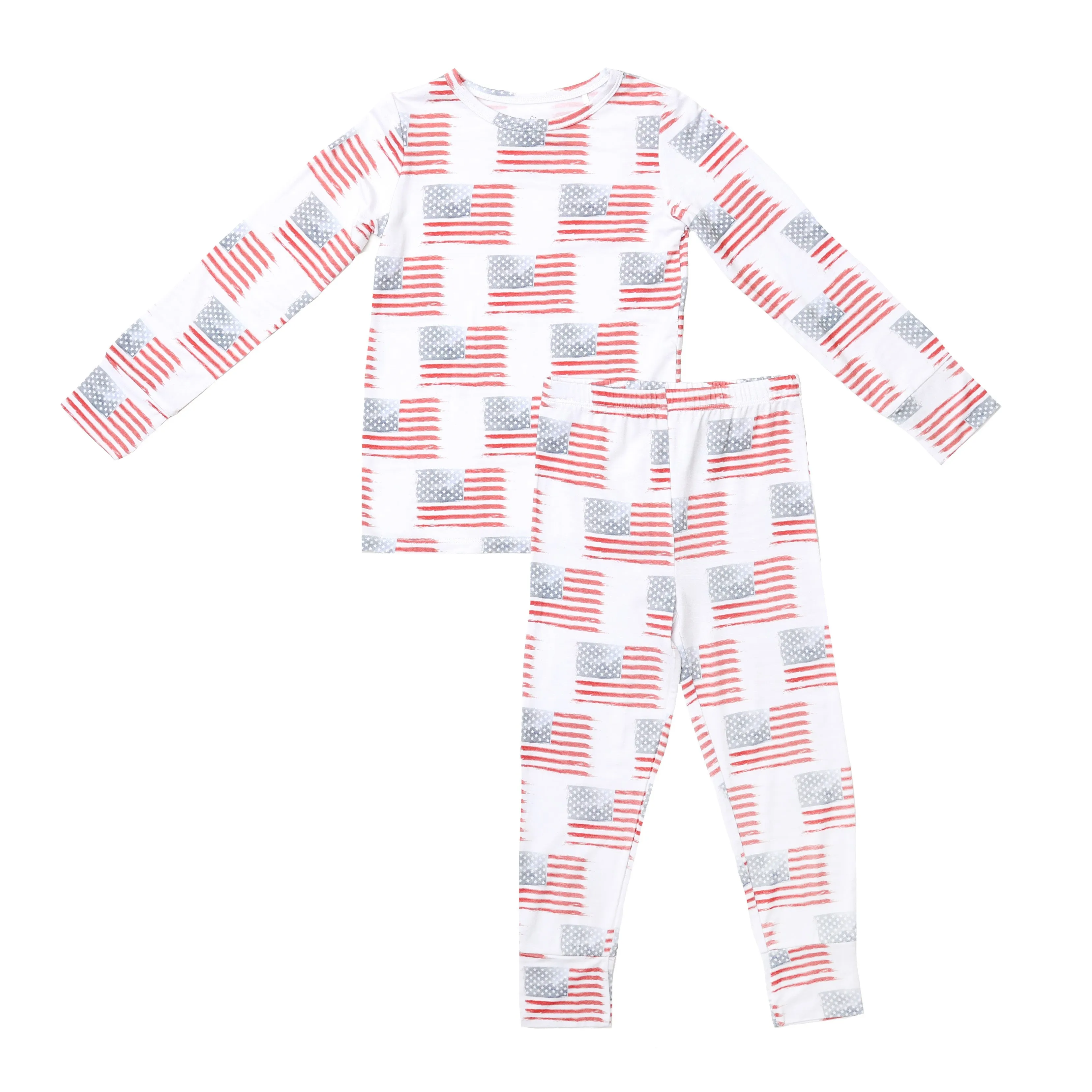 American Flag Two-Piece Long Set