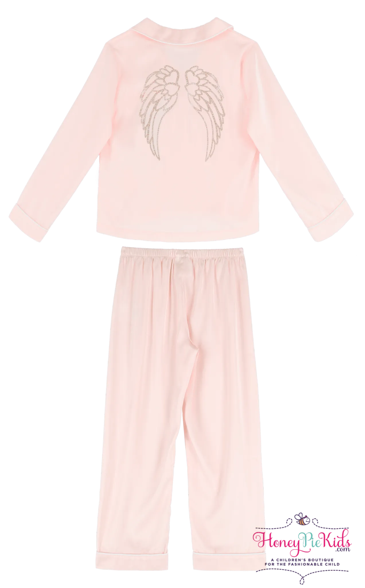 Angel's Face Girls Ballet Pink Faith L/S 2 Piece Pajama Set