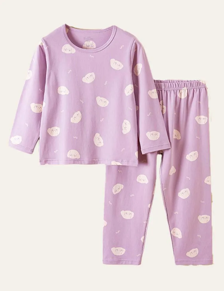 Animal Fruit Cartoon Printed Pajamas