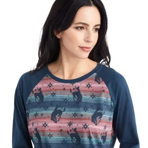 Ariat Women's Pajama Set in Bucking Serape