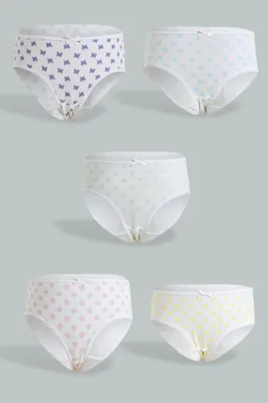 Assorted Printed Boxer Briefs (Pack Of 5)
