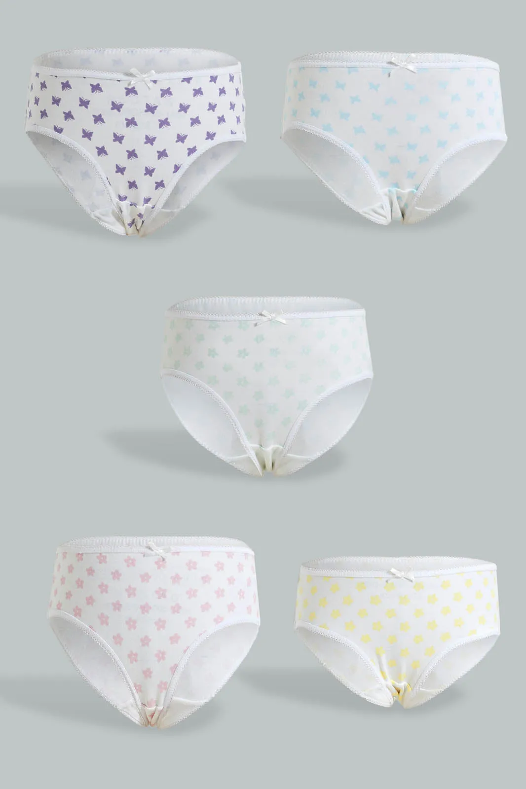 Assorted Printed Boxer Briefs (Pack Of 5)