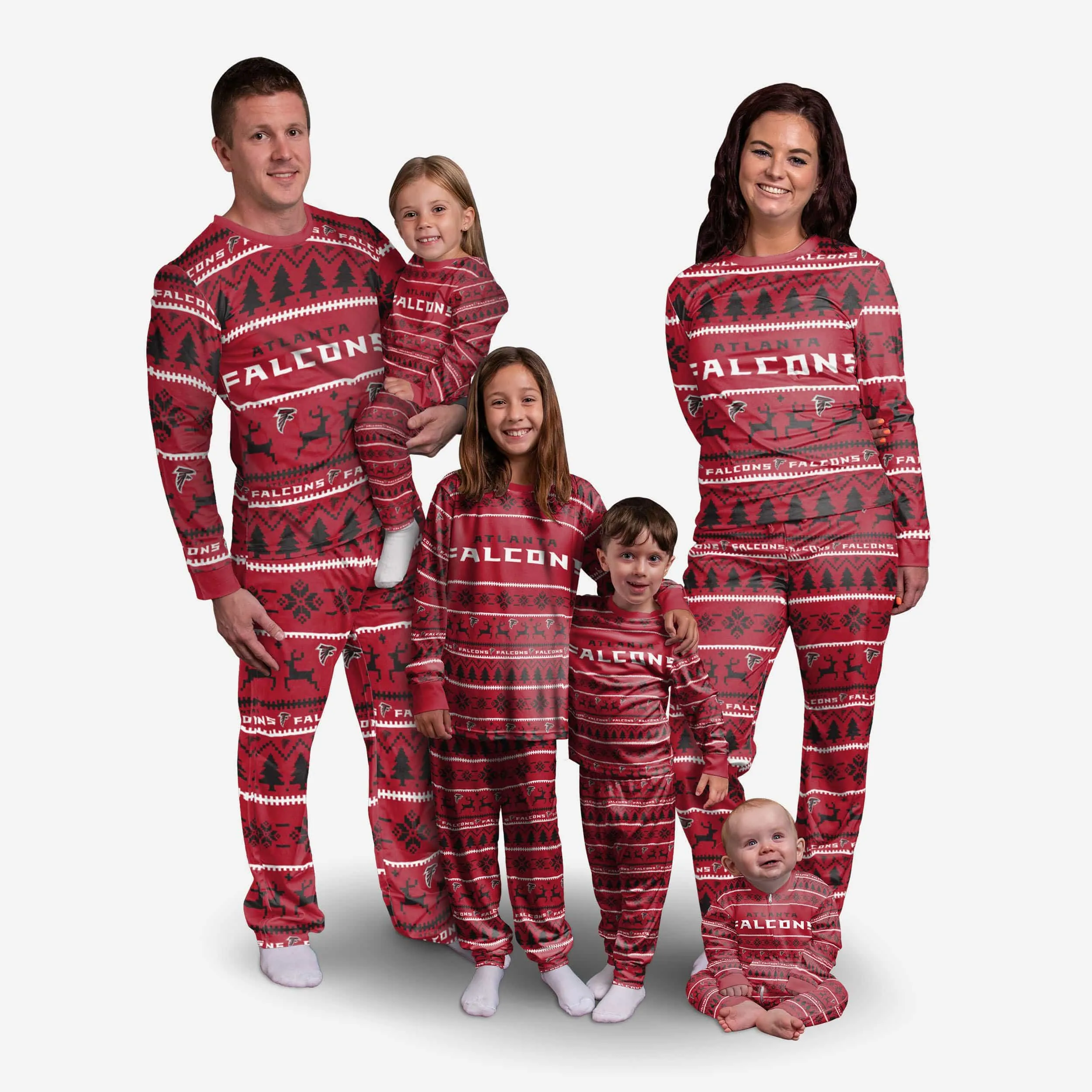Atlanta Falcons Family Holiday Pajamas