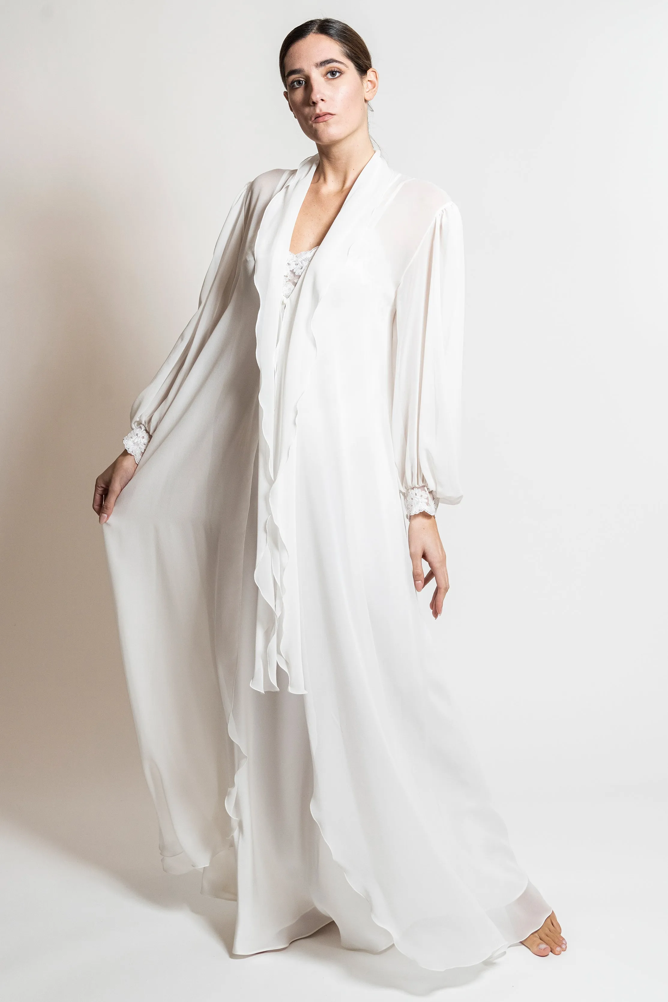 B2B - Silk Nightgown & Robe