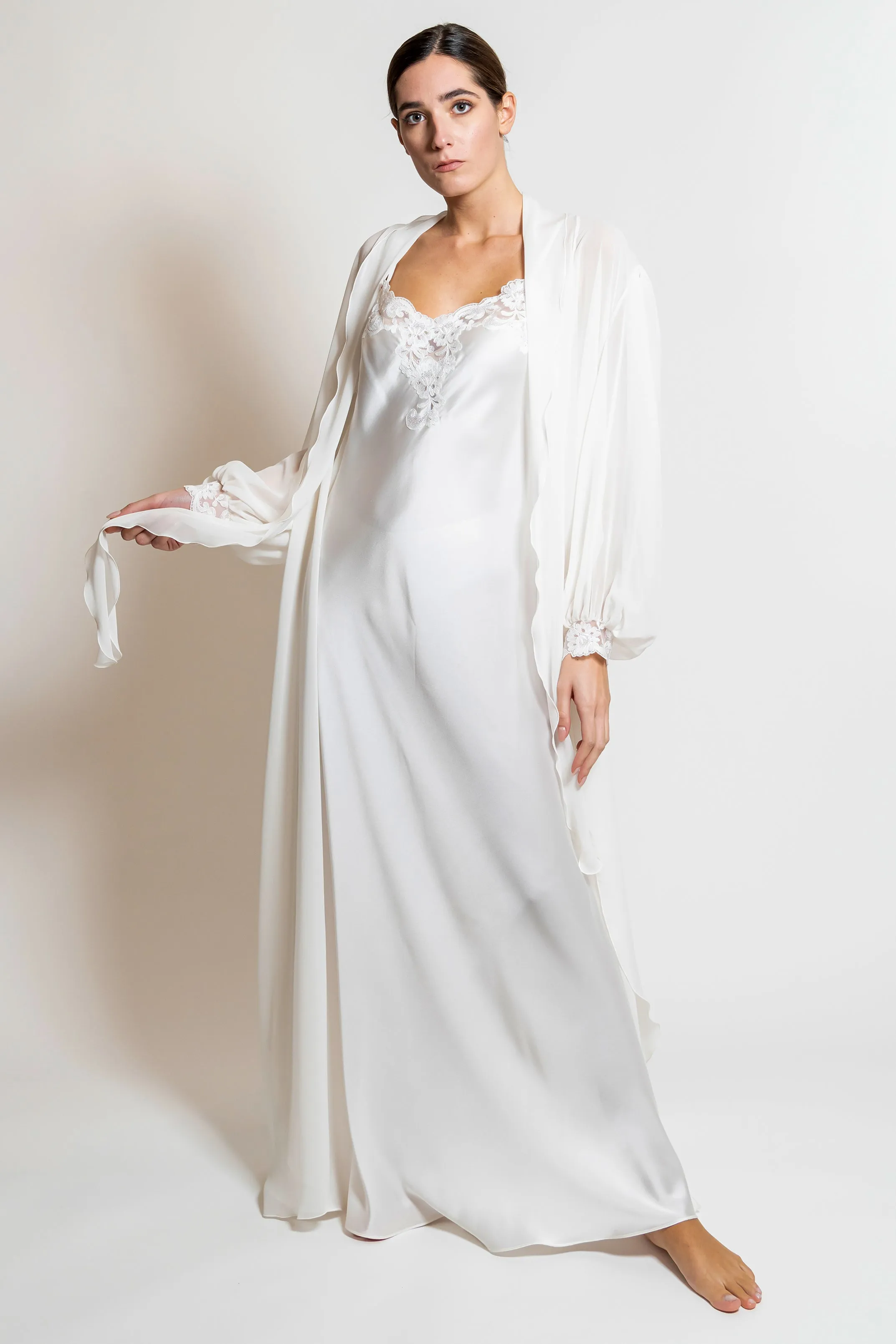 B2B - Silk Nightgown & Robe