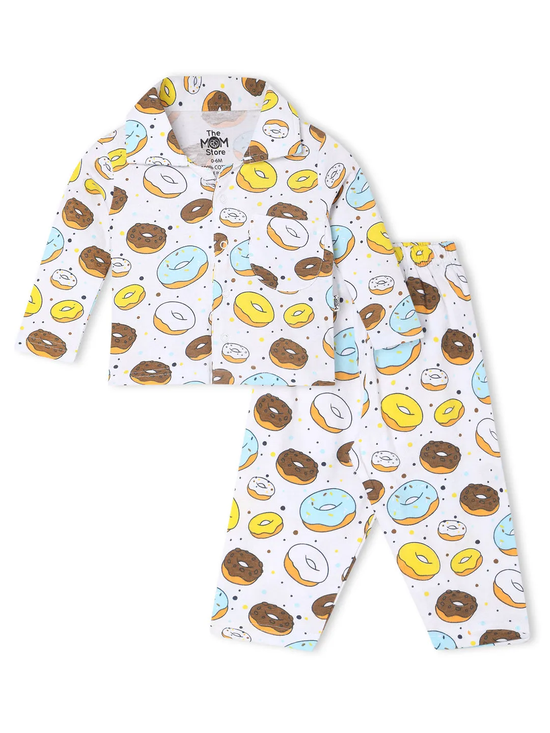 Baby and Kids Pajama Nightsuit Set - Sweet like a Doughnut