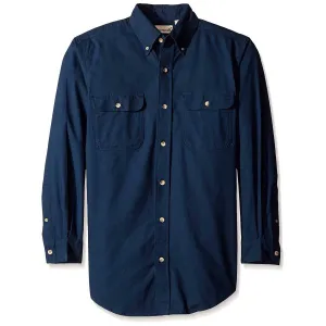 Backpacker Men's Navy Solid Flannel Shirt
