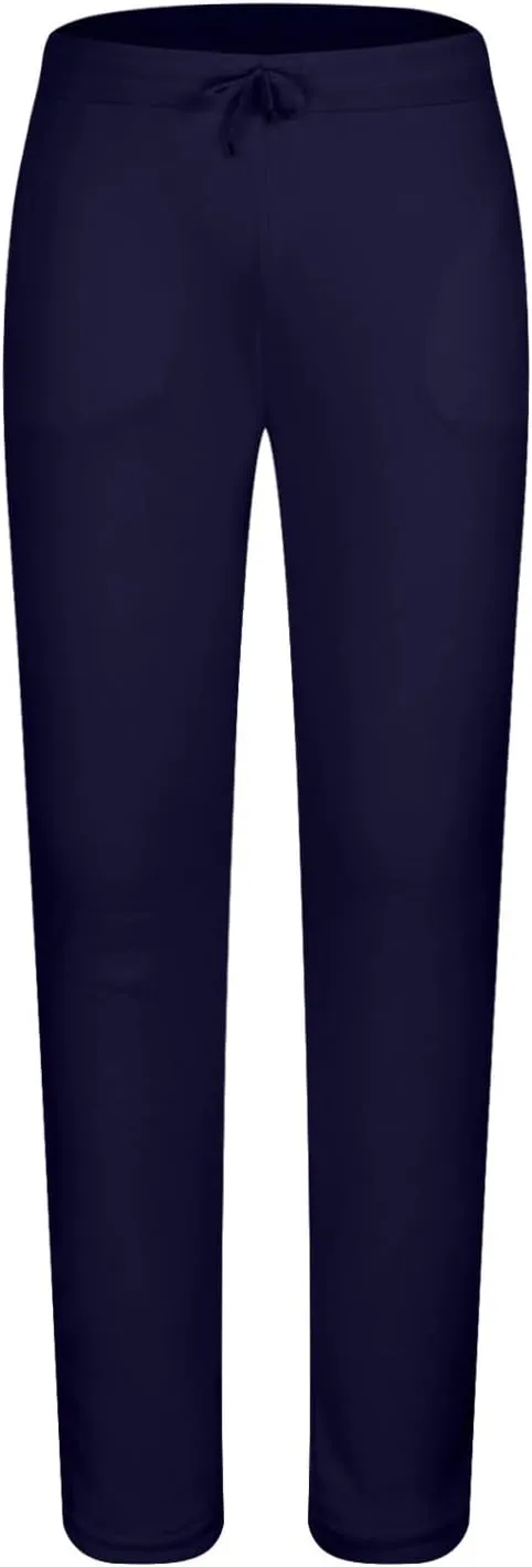 Baggy Sweatpants Men Open Bottom Straight Wide Leg Sweatpants Trendy Casual Yoga Athletic Lounge Pants with Pockets