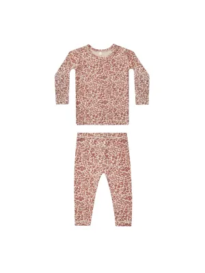 Bamboo Long Sleeve Pajama Set | Flower Field