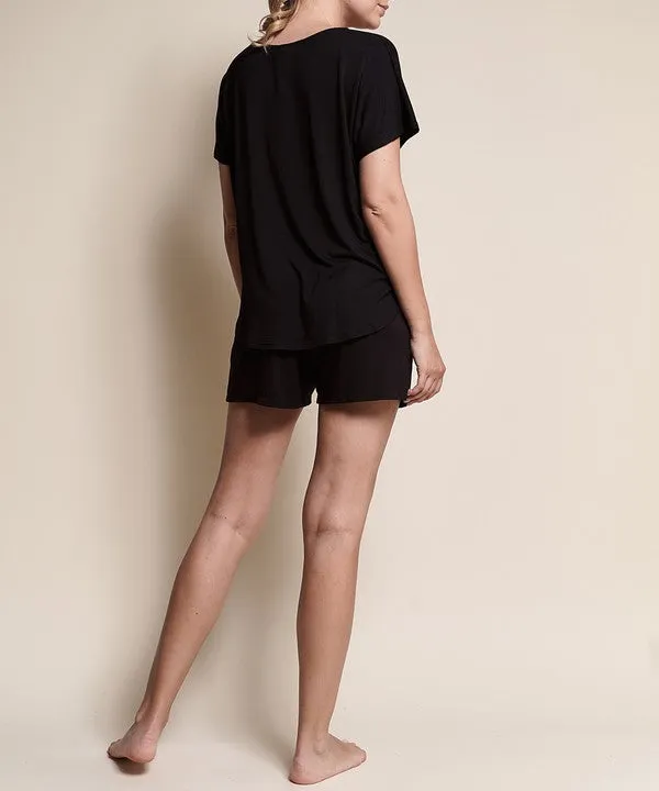 BAMBOO LOUNGE SHORTS SET