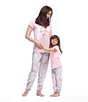 Barbie Matching Family Pajama Shirt and Pants Sleep Set