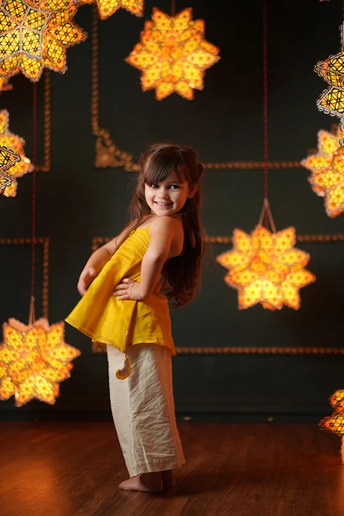 Basant Girls Ethnic Halter Set