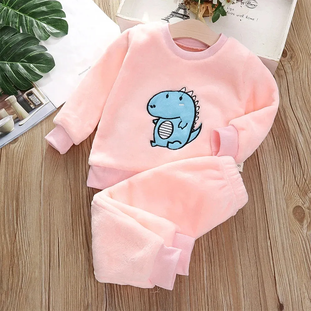 Bear Leader Winter Pajamas - Flannel Home Wear Set