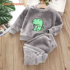 Bear Leader Winter Pajamas - Flannel Home Wear Set