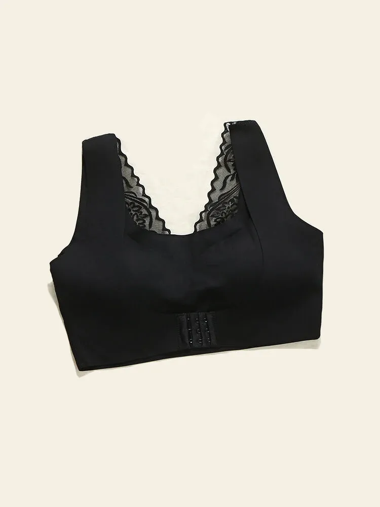 Beauty Back Seamless Cozy Front Closure Wireless Bra
