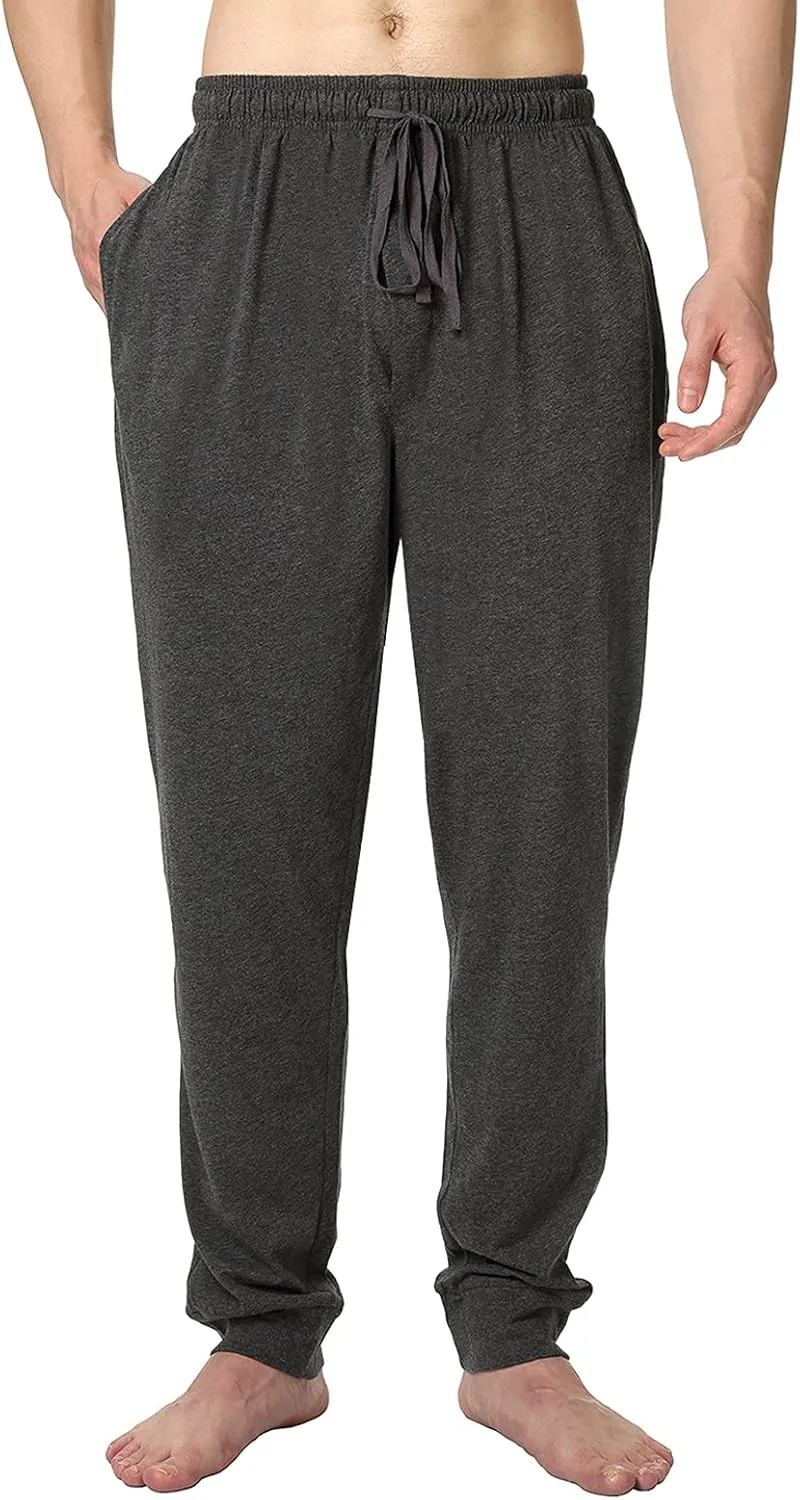 Bintangor Men's Jogger Pajama Pant Cotton Lounge Sleep Bottoms