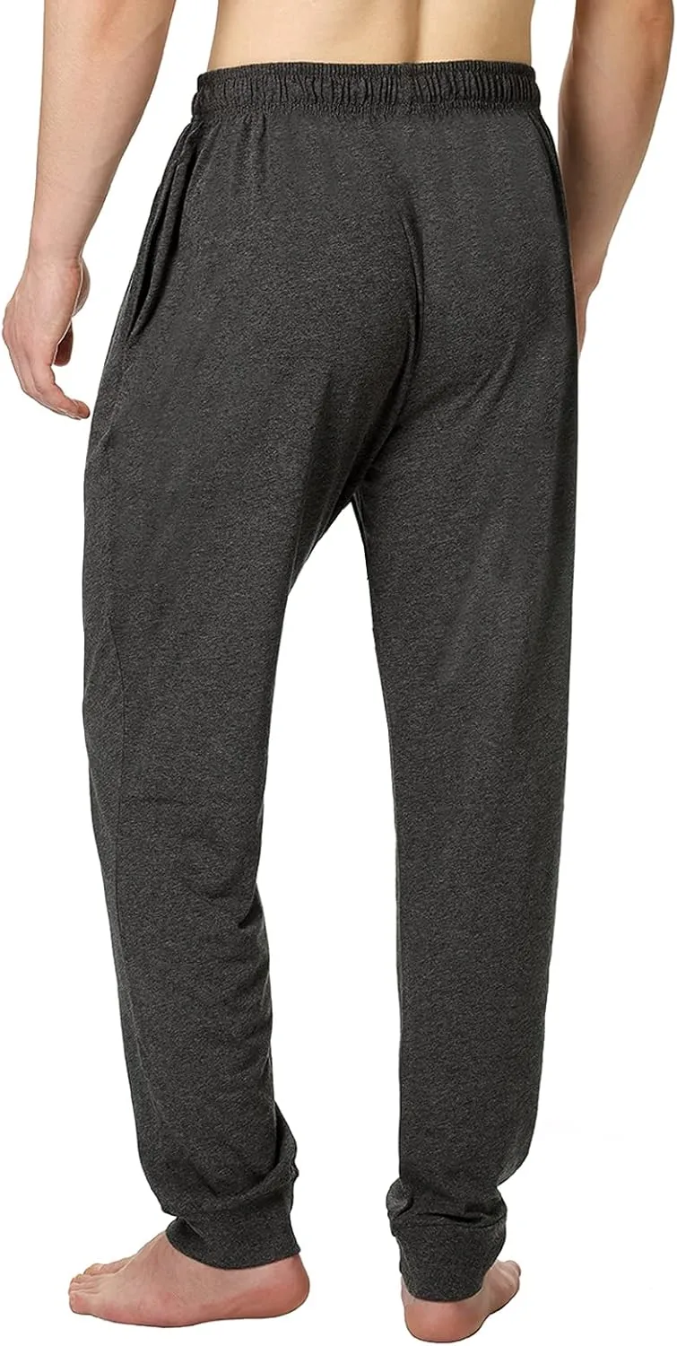 Bintangor Men's Jogger Pajama Pant Cotton Lounge Sleep Bottoms